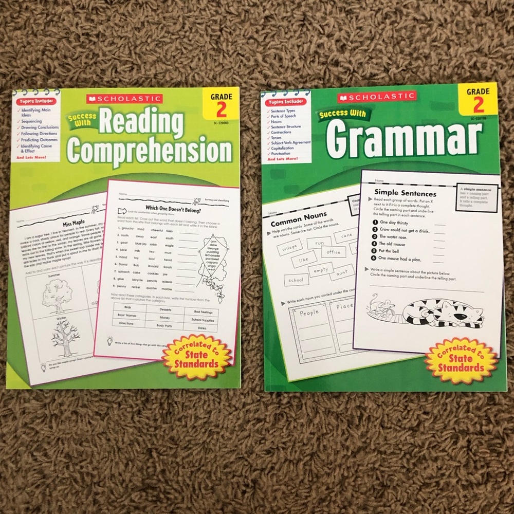 Second Grade Workbook Bundle ✏️📚📓